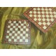 Chess board with Tanjore work